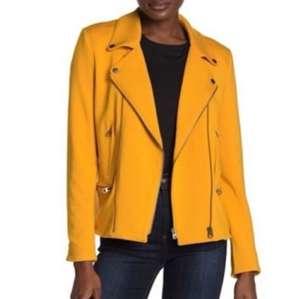 Catherine Malandrino Mustard Long Sleeve Jacket Size 1X